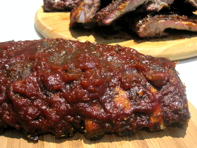 Jamaican Jerk Pork Ribs with Spiced Rum sauce
